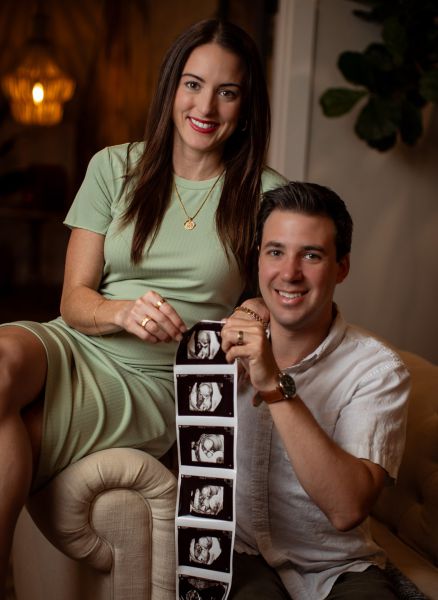 Maternity portrait celebrating this milestone